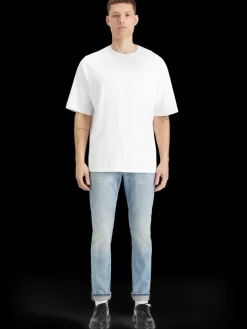 Essential RALSTON IN ORGANIC COTTON   AQUA BLUE-Scotch & Soda Fashion