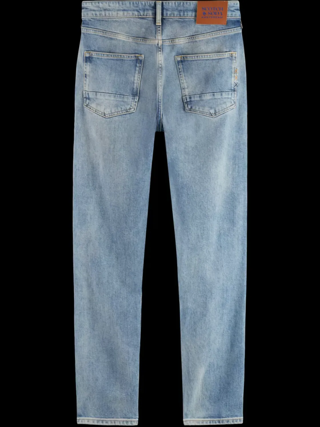 Essential RALSTON IN ORGANIC COTTON AQUA BLUE-Scotch & Soda Fashion