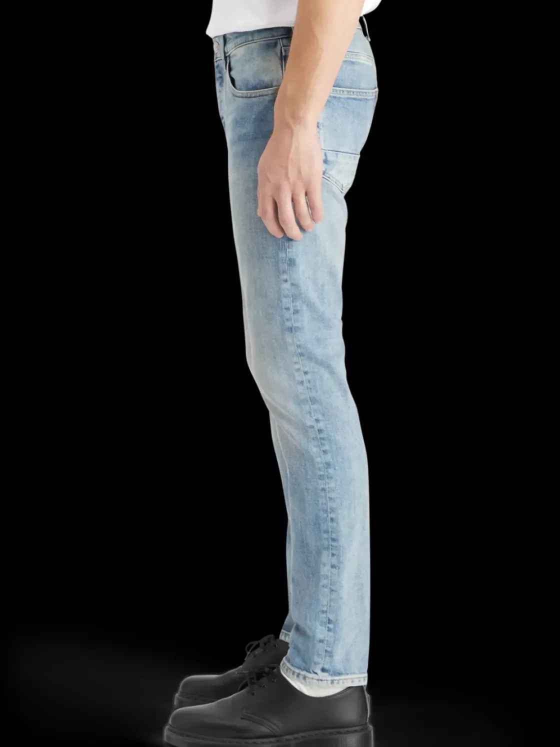 Essential RALSTON IN ORGANIC COTTON AQUA BLUE-Scotch & Soda Fashion