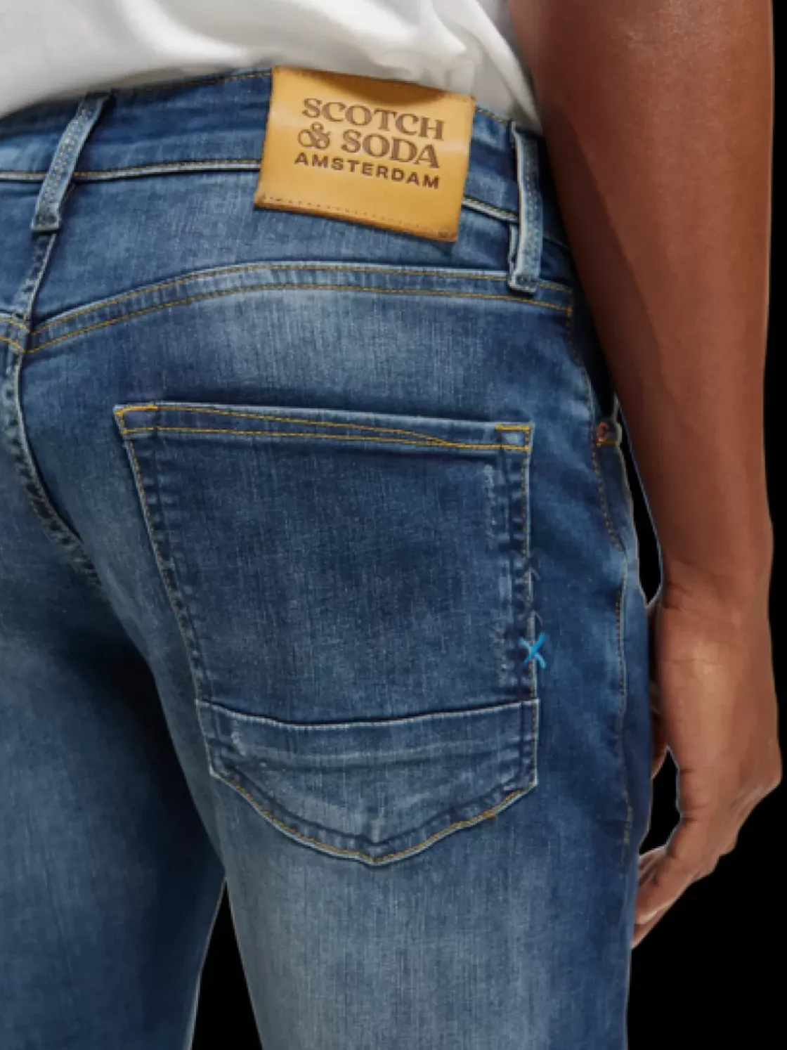 Essential ralston slim jeans - cloud of smoke-Scotch & Soda Fashion
