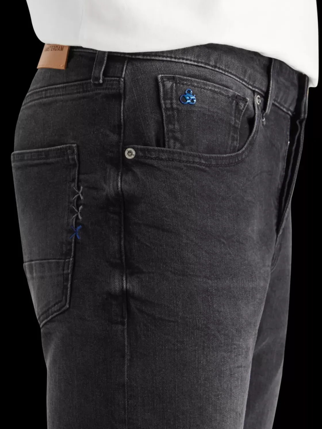 Essential RALSTON SLIM JEANS BLACK NIGHT-Scotch & Soda Outlet
