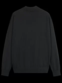 Essential Relaxed fit wool blend mock neck sweater-Scotch & Soda New