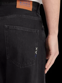 Essential The pitch loose fit jeans - Black Buzz-Scotch & Soda Sale