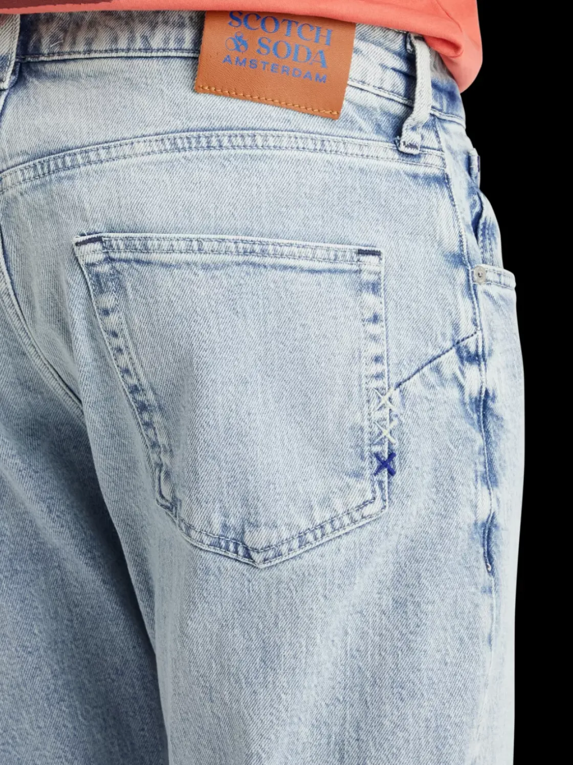Essential the zee straight jeans blue story-Scotch & Soda Discount