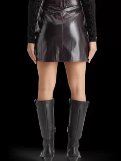 FAUX LEATHER MINI SKIRT-Scotch & Soda Outlet
