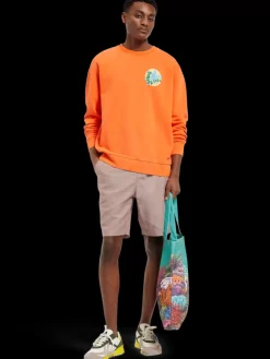 Fave - cotton/linen twill bermuda-Scotch & Soda Fashion