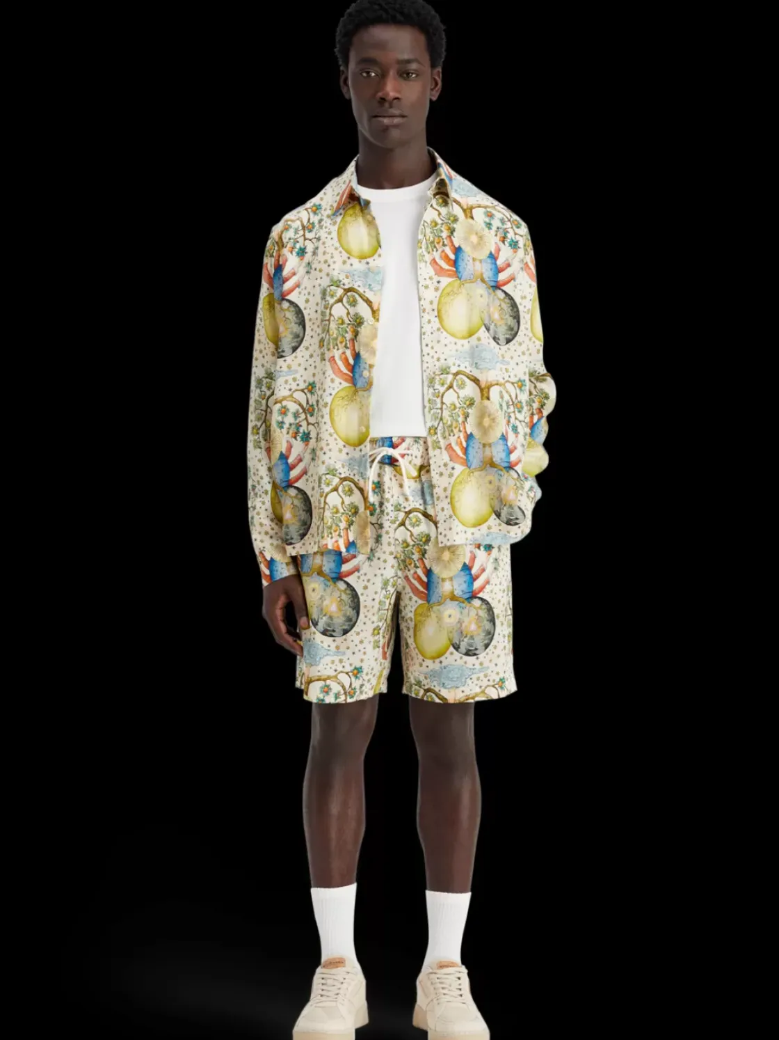 FAVE - PRINTED EMBASSY OF THE FREE MIND BERMUDA SHORT-Scotch & Soda Fashion