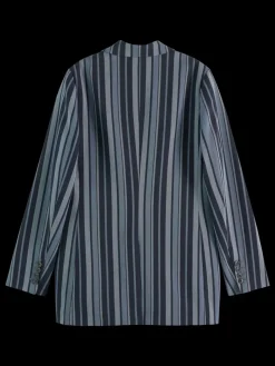 Fitted double breasted striped blazer-Scotch & Soda Hot