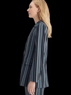 Fitted double breasted striped blazer-Scotch & Soda Hot