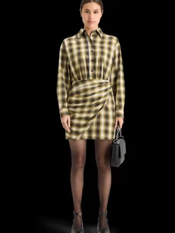 FLANNEL MINI WRAP DRESS-Scotch & Soda Outlet