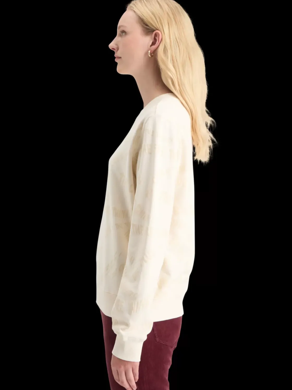 FLOCK AOP REGULAR FIT SWEATSHIRT-Scotch & Soda New