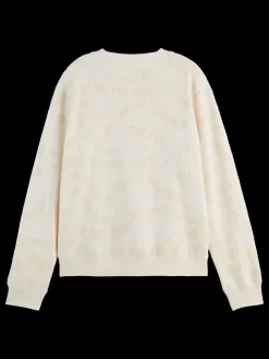 FLOCK AOP REGULAR FIT SWEATSHIRT-Scotch & Soda New