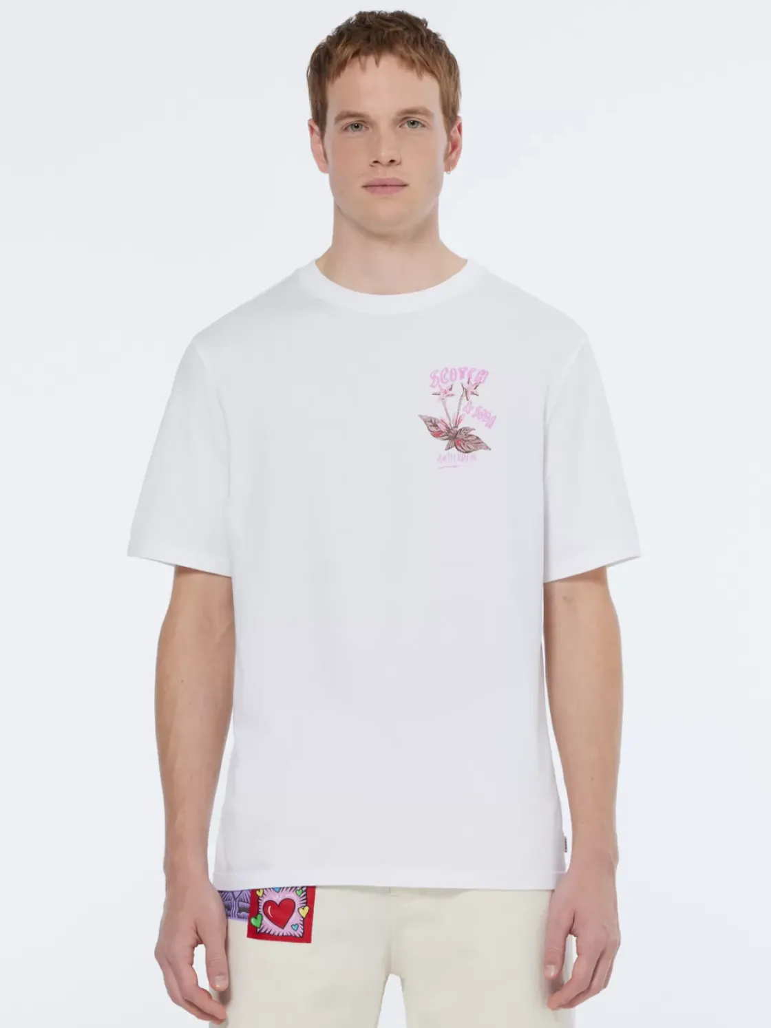 Front and back artwork t-shirt-Scotch & Soda Online