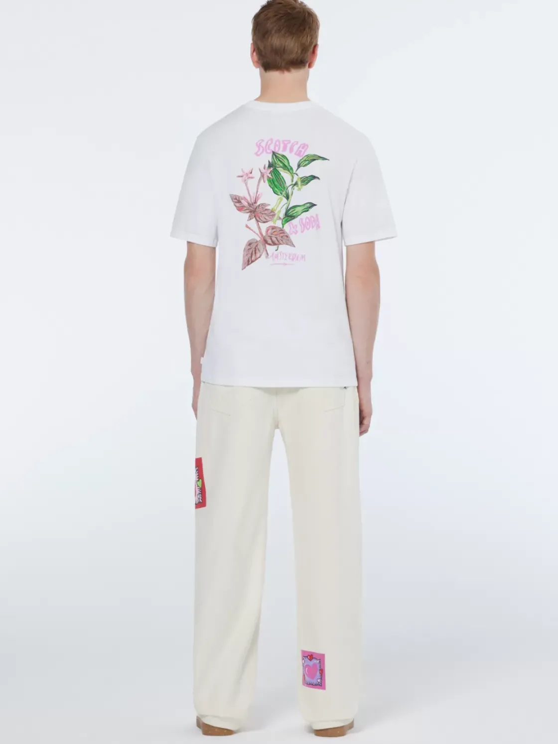 Front and back artwork t-shirt-Scotch & Soda Online