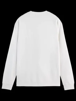 Front artwork relaxed fit long sleeve t-shirt-Scotch & Soda Online