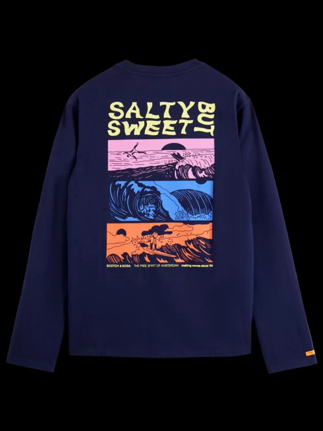 Front back artwork ls t-shirt-Scotch & Soda New