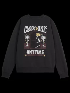 FRONT BACK FESTIVE ARTWORK RELAXED FIT SWEATSHIRT-Scotch & Soda Discount