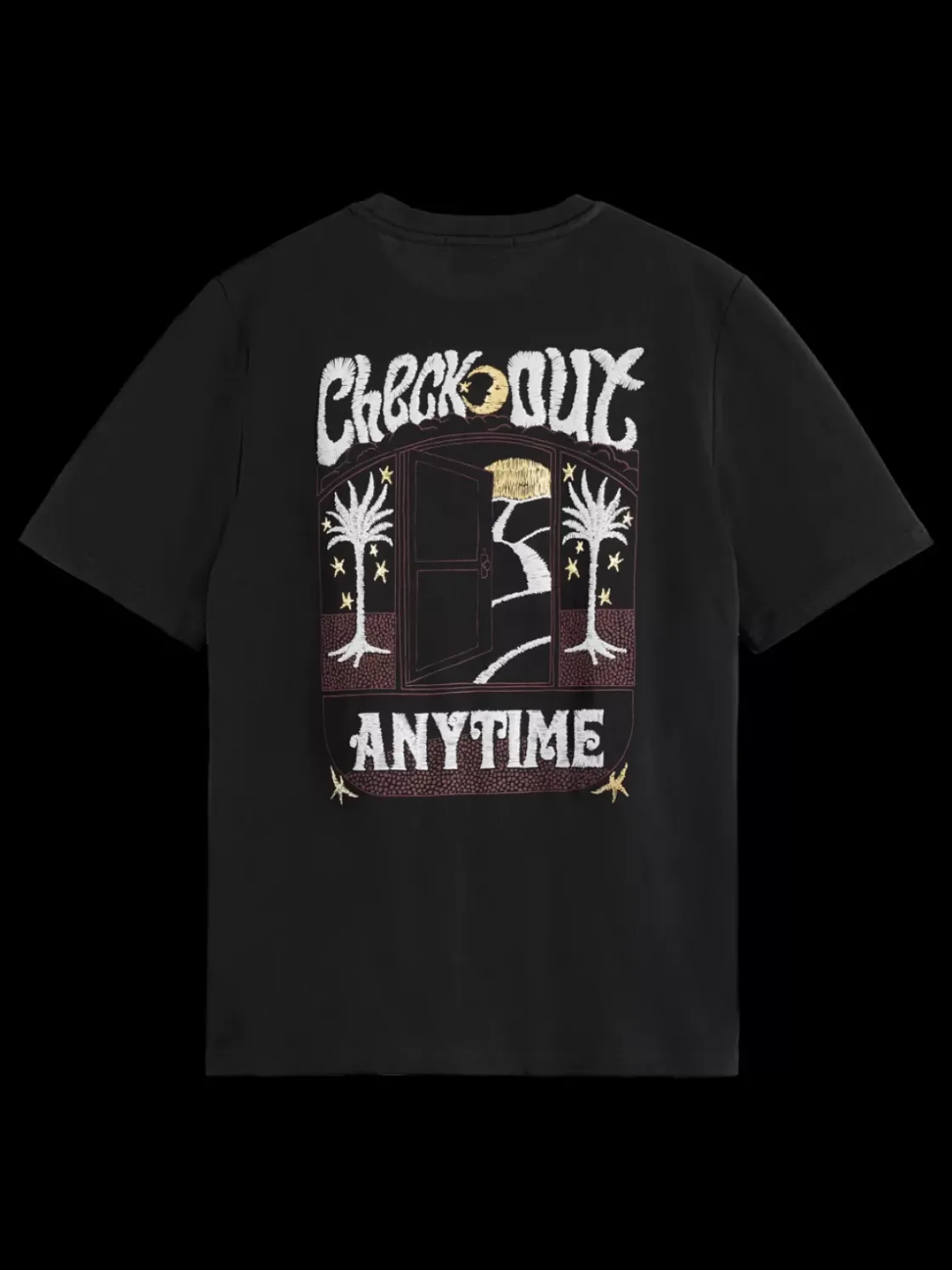 FRONT BACK FESTIVE ARTWORK RELAXED FIT T-SHIRT-Scotch & Soda Outlet