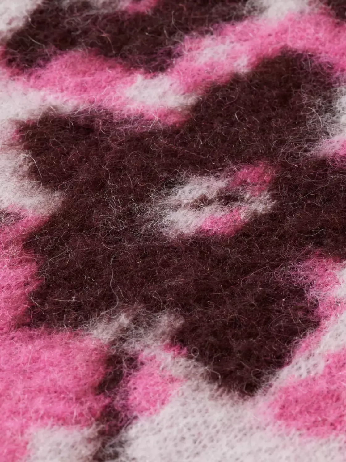 FUZZY JACQUARD MID LENGTH CARDIGAN-Scotch & Soda New