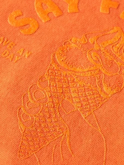 Garment dye artwork t-shirt-Scotch & Soda New