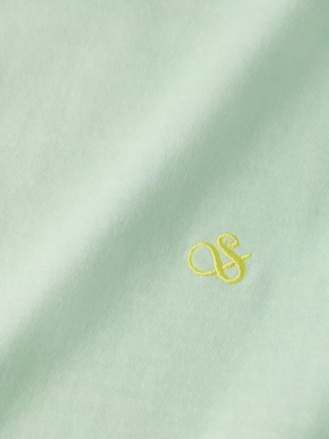 Garment dye logo crew t-shirt-Scotch & Soda Online