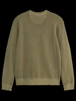GARMENT DYED STRUCTURED SWEATSHIRT-Scotch & Soda Discount