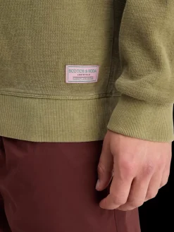 GARMENT DYED STRUCTURED SWEATSHIRT-Scotch & Soda Discount