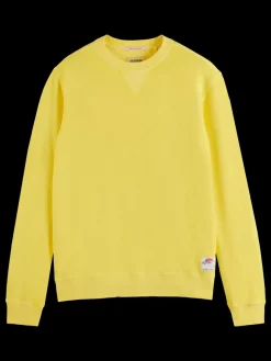 Garment-dyed structured sweatshirt-Scotch & Soda Hot