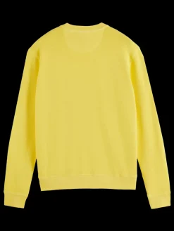Garment-dyed structured sweatshirt-Scotch & Soda Hot