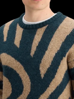 HAIRY BIG WAVES DROPPED SHOULDER SWEATER-Scotch & Soda Fashion