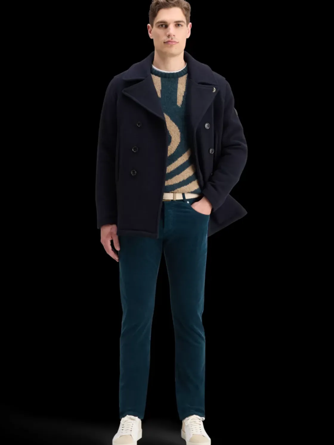 HAIRY BIG WAVES DROPPED SHOULDER SWEATER-Scotch & Soda Fashion