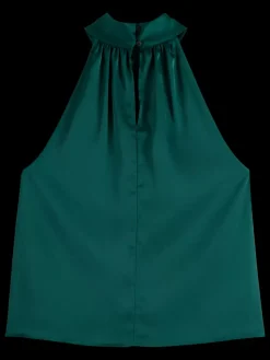 HALTER TOP WITH BOW DETAIL-Scotch & Soda New