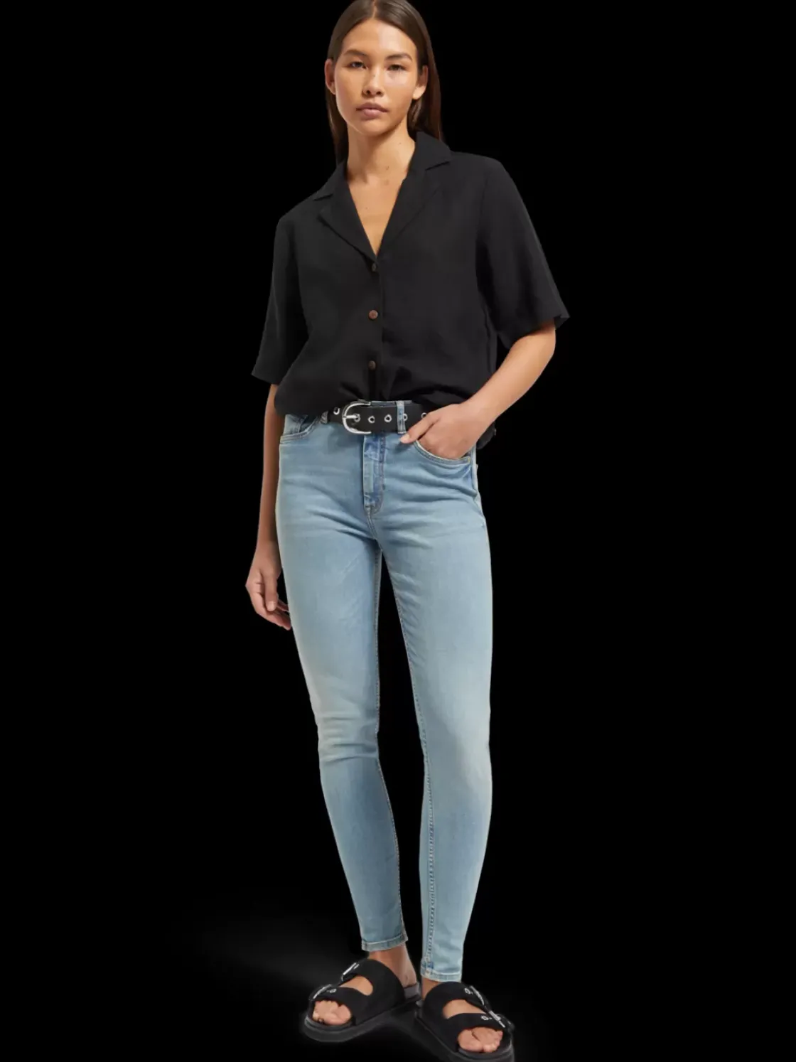 HAUT HIGH RISE SKINNY JEANS -Scotch & Soda Discount