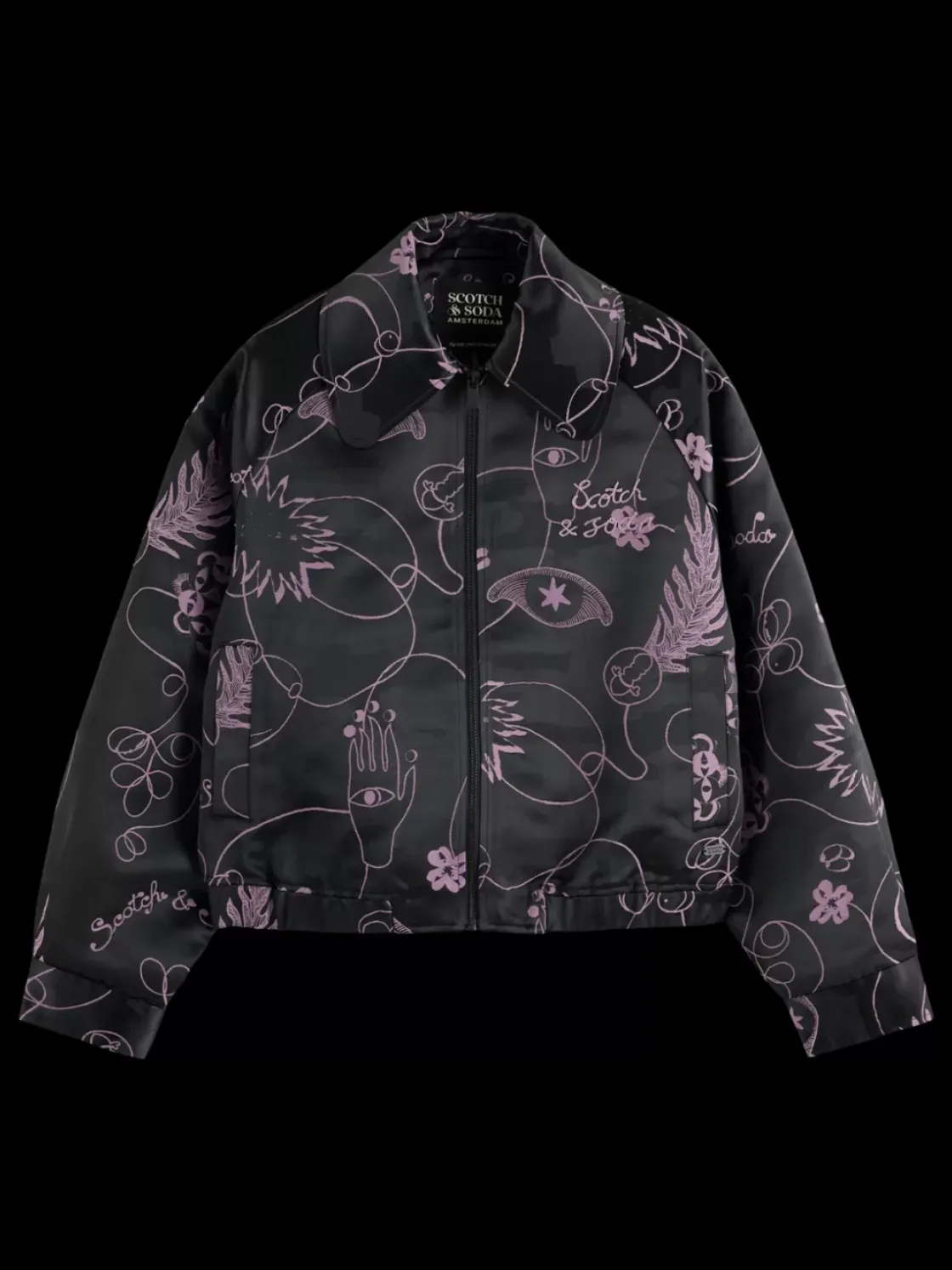 JACQUARD BOMBER JACKET-Scotch & Soda Sale