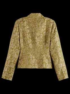 JACQUARD FITTED TRUCKER BLAZER-Scotch & Soda Fashion