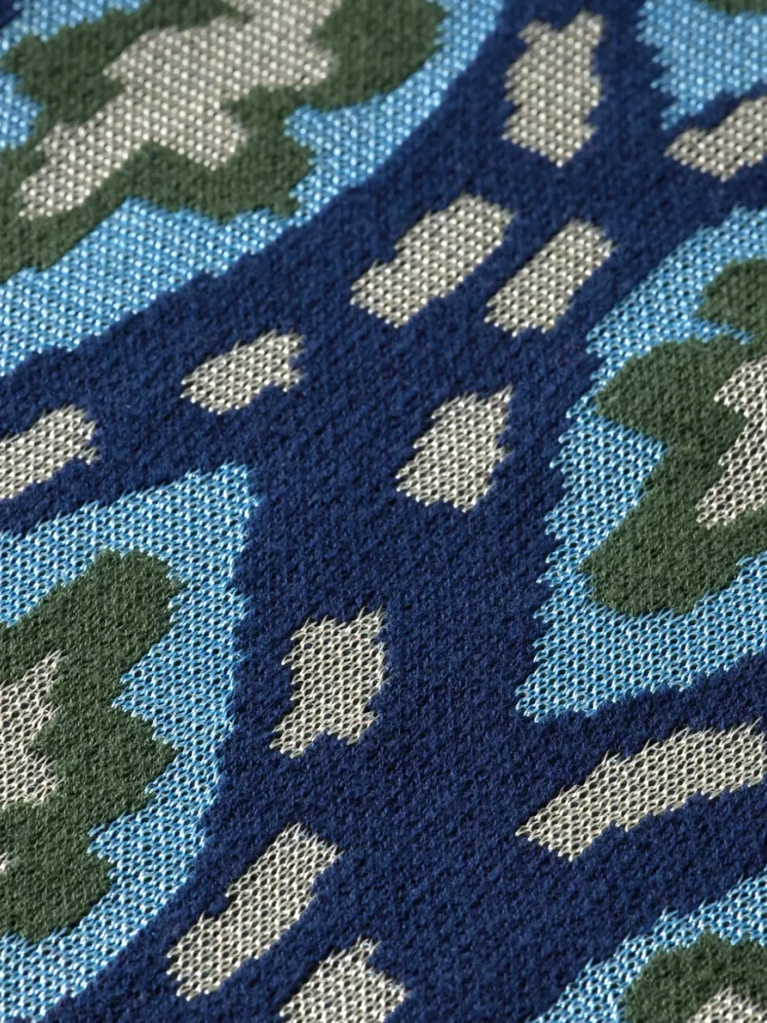 Jacquard knitted short-sleeved shirt-Scotch & Soda New