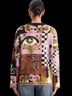 JACQUARD OVERSIZED PULLOVER-Scotch & Soda New