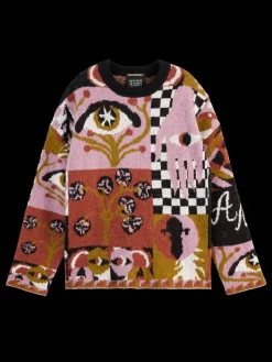 JACQUARD OVERSIZED PULLOVER-Scotch & Soda New