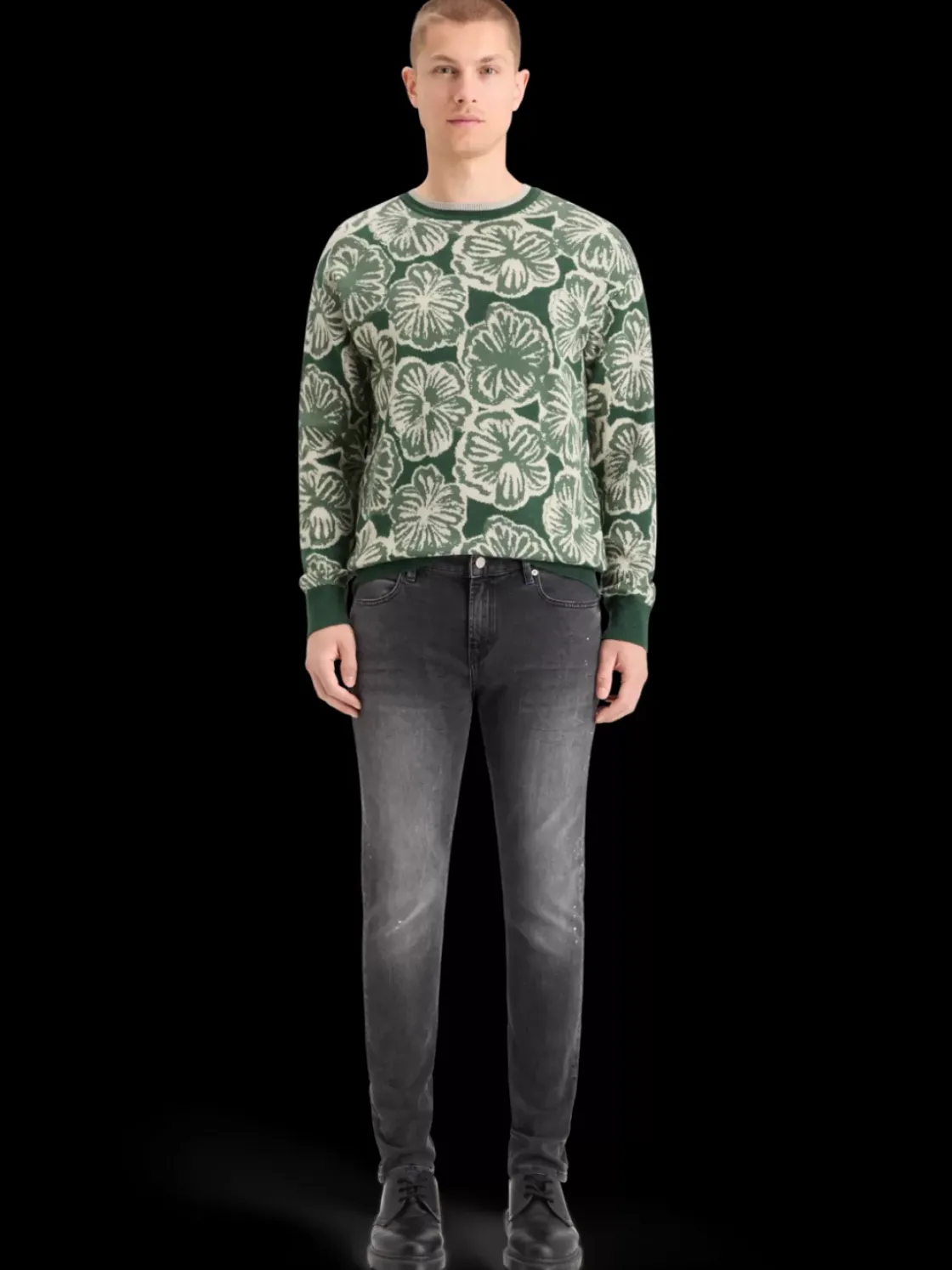 JACQUARD REGULAR FIT SWEATER-Scotch & Soda Outlet