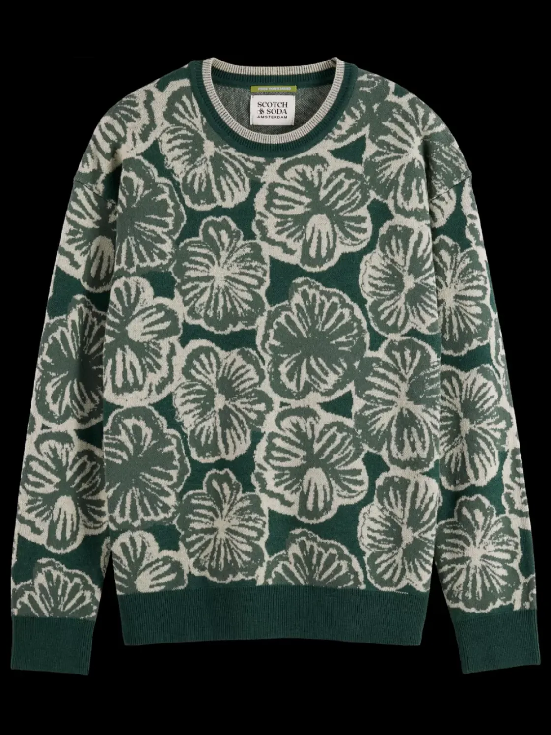 JACQUARD REGULAR FIT SWEATER-Scotch & Soda Outlet