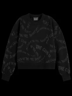 JACQUARD RELAXED PULLOVER-Scotch & Soda Online