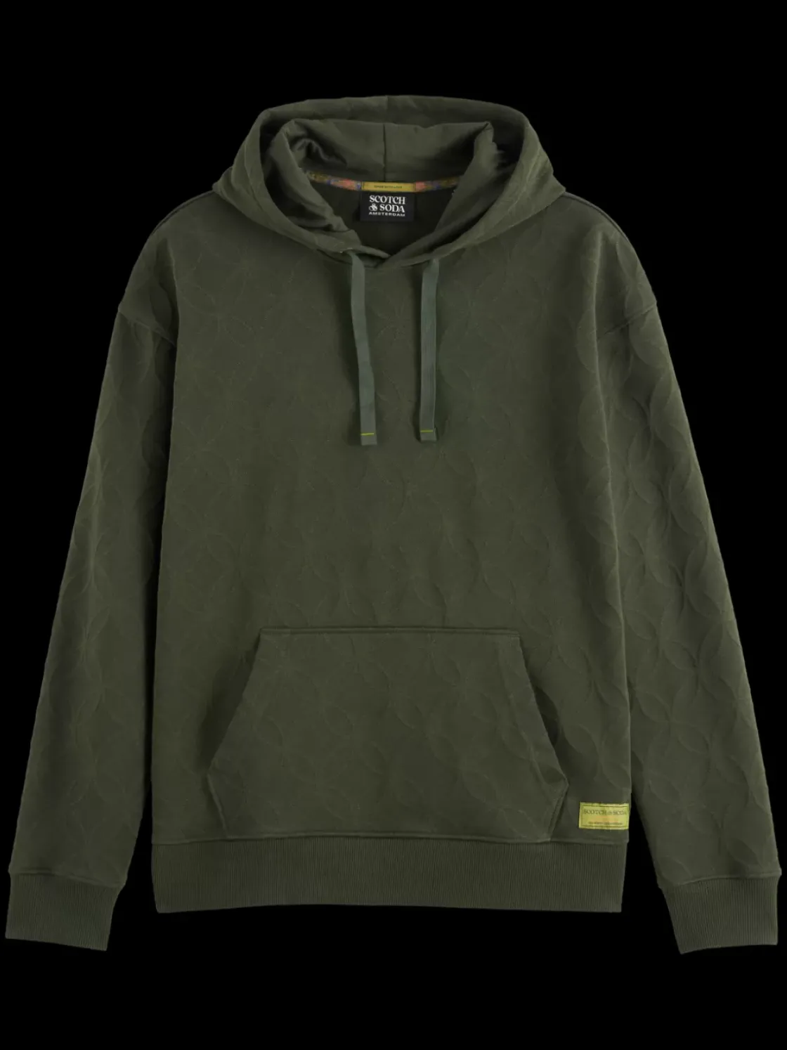 Jacquard terry hoodie-Scotch & Soda Fashion