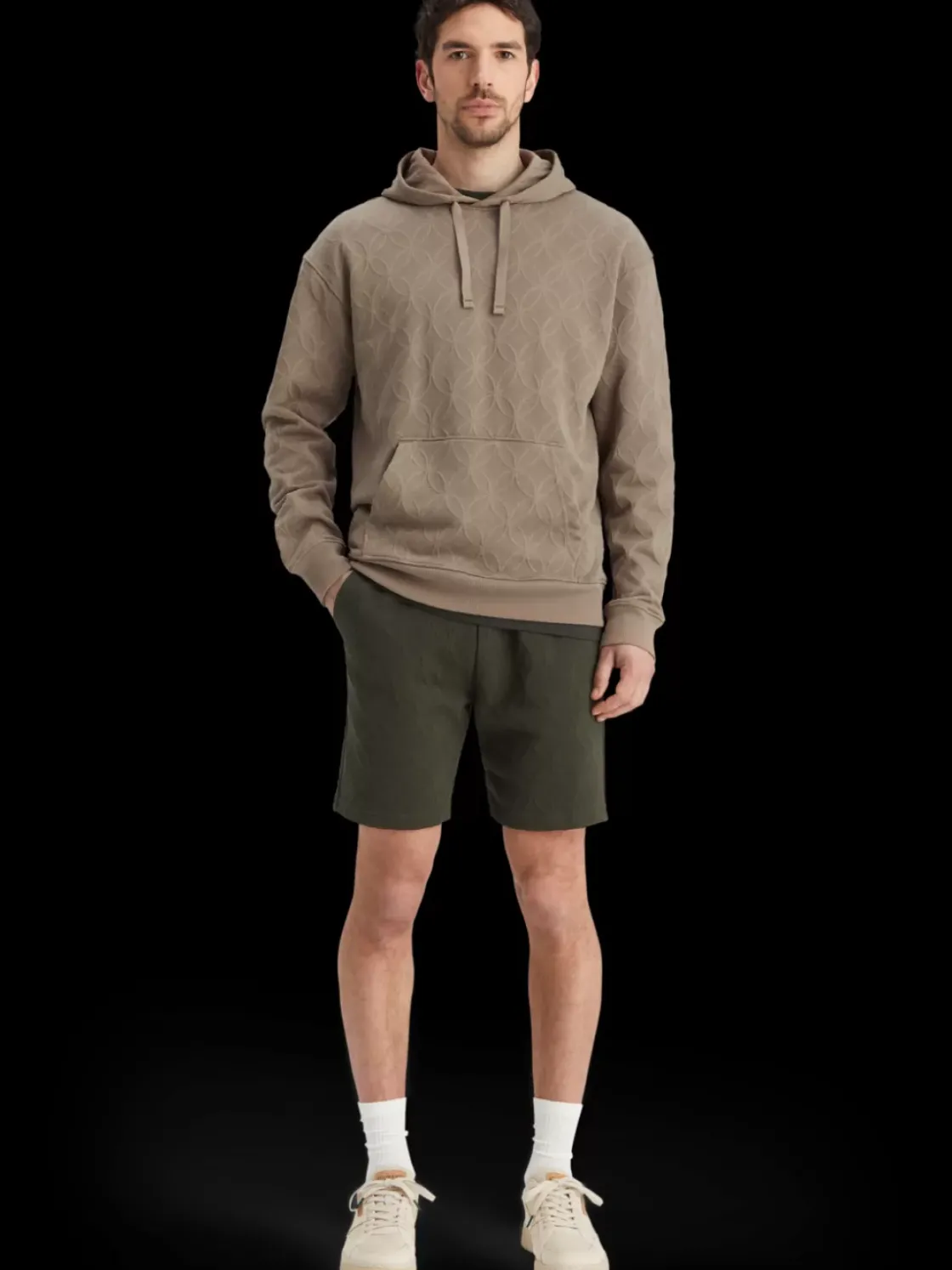 Jacquard terry hoodie-Scotch & Soda Fashion