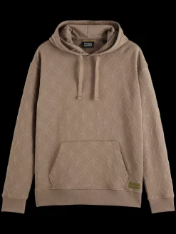 Jacquard terry hoodie-Scotch & Soda Fashion