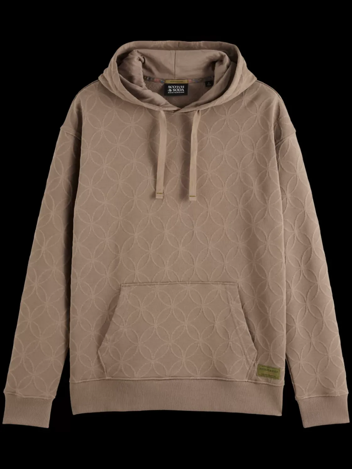 Jacquard terry hoodie-Scotch & Soda Fashion
