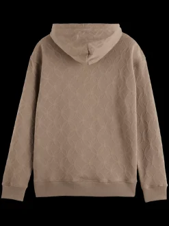 Jacquard terry hoodie-Scotch & Soda Fashion