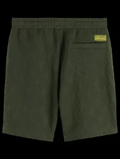Jacquard terry sweatshorts-Scotch & Soda Hot