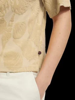 JACQUARD TOWELING CAMP SHIRT-Scotch & Soda Outlet