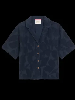 JACQUARD TOWELING CAMP SHIRT-Scotch & Soda Outlet