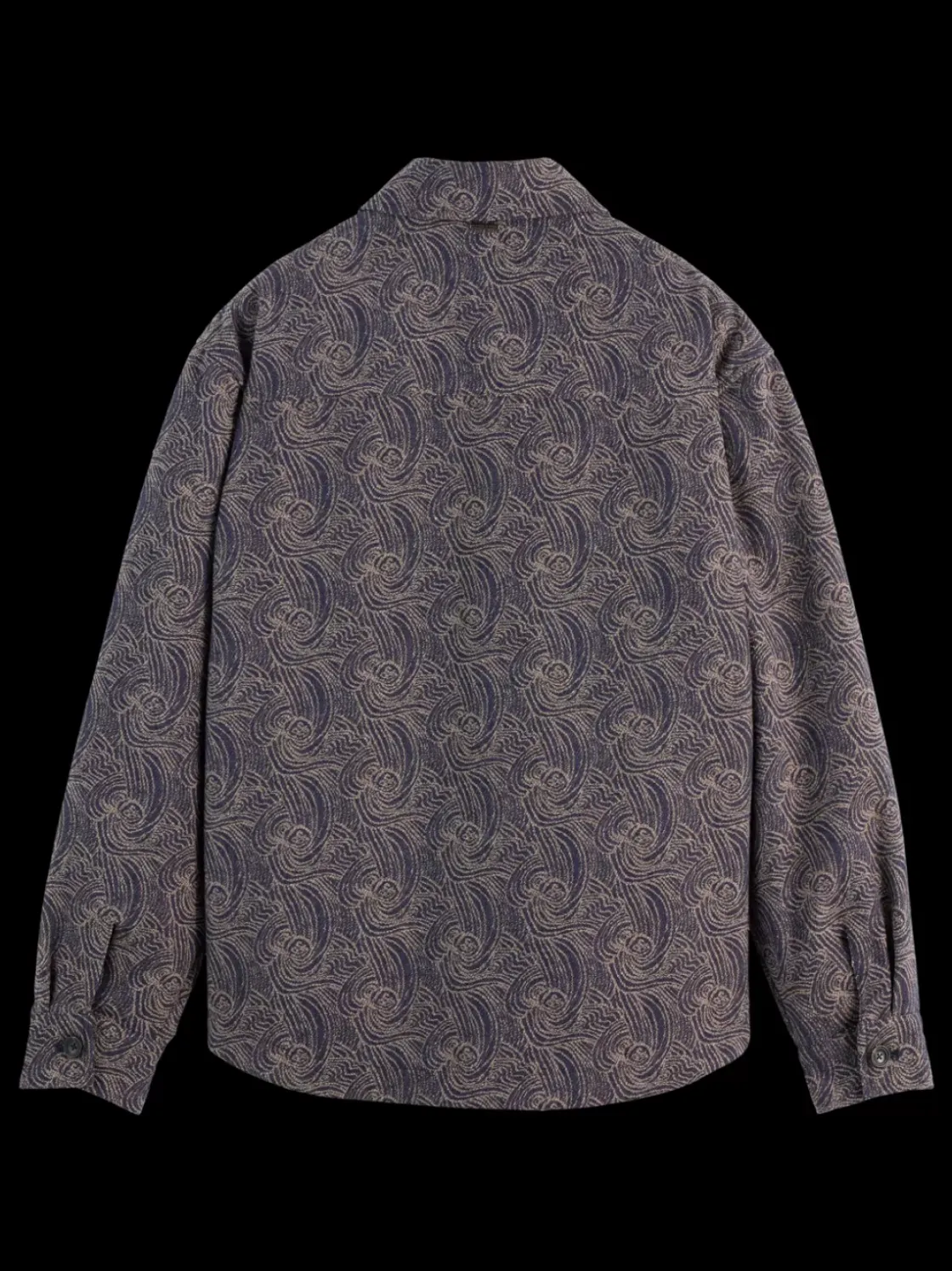 JACQUARD WOOL-BLEND OVERSHIRT-Scotch & Soda New